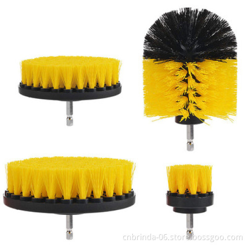 Electric Drill Car Brushes Cleaning Polishing Pad Brush For Screwdriver Carpet Brushes Car Wheel Rim Cleaning Tools